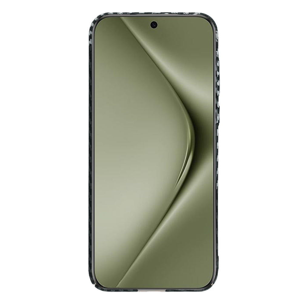 Pouzdro pro Huawei Pura 70 Ultra, Techsuit, Carbonite FiberShell, Černo-šedé
