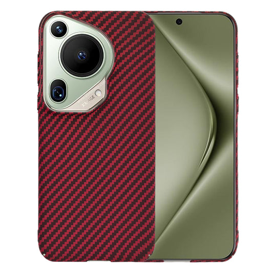 Pouzdro pro Huawei Pura 70 Ultra, Techsuit, Carbonite FiberShell, červené