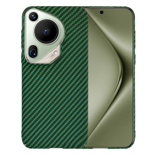 Pouzdro pro Huawei Pura 70 Ultra, Techsuit, Carbonite FiberShell, zelené