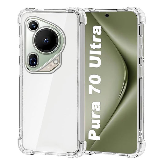 Pouzdro pro Huawei Pura 70 Ultra, Techsuit, Odolné proti nárazům, Průhledné