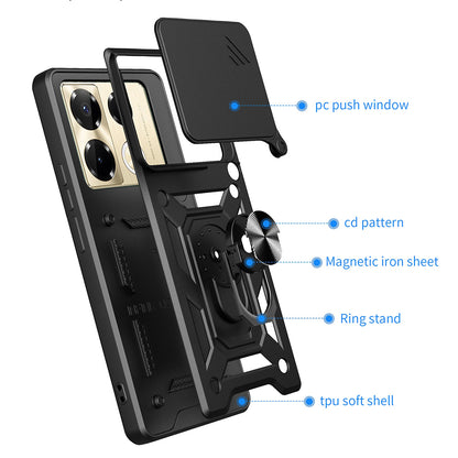 Pouzdro pro Infinix Note 40 Pro+, Techsuit, CamShield, modré
