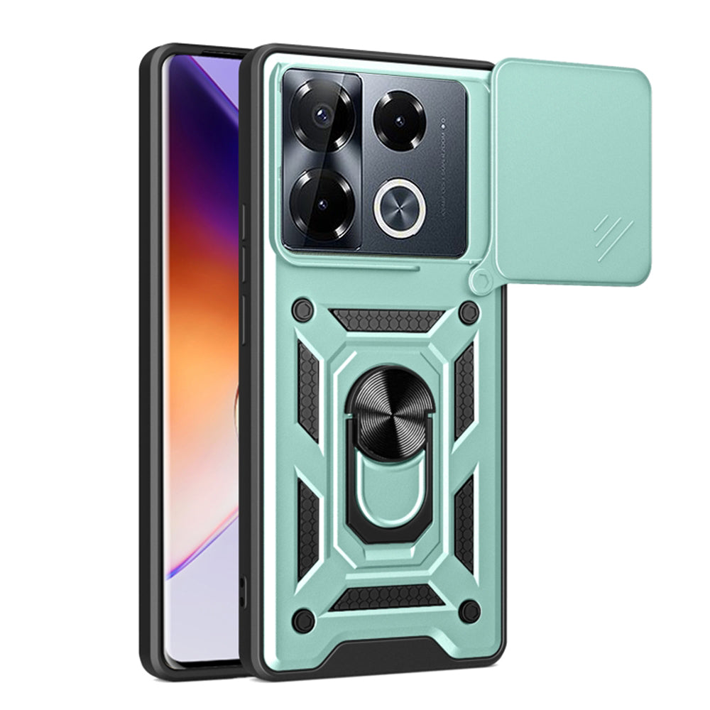 Pouzdro pro Infinix Note 40 Pro+, Techsuit, CamShield, zelené