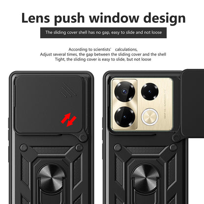 Pouzdro pro Infinix Note 40 Pro+, Techsuit, CamShield, zelené