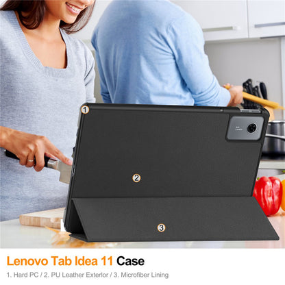 Pouzdro pro Lenovo Idea Tab 11, Techsuit, FoldPro, černé