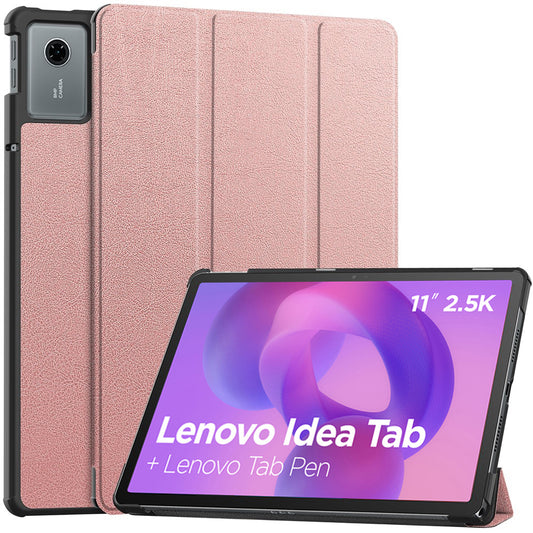 Pouzdro pro Lenovo Idea Tab 11, Techsuit, FoldPro, Růžové Zlato