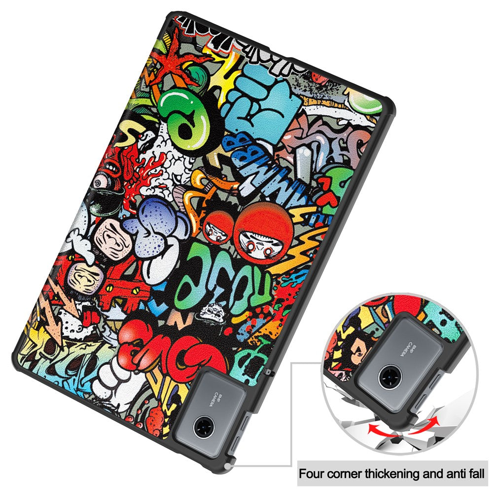 Pouzdro pro Lenovo Idea Tab Plus, Techsuit, FoldPro Urban Vibe, Multicolor