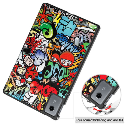 Pouzdro pro Lenovo Idea Tab Plus, Techsuit, FoldPro Urban Vibe, Multicolor