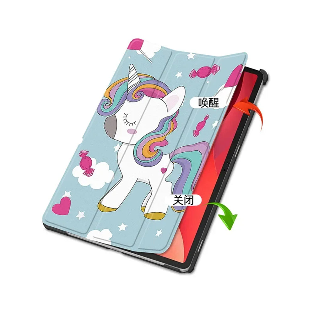 Pouzdro pro Lenovo Tab M11, Techsuit, FoldPro Unicorn, vícebarevné