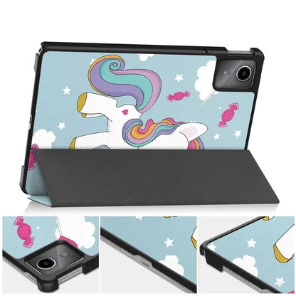 Pouzdro pro Lenovo Tab M11, Techsuit, FoldPro Unicorn, vícebarevné
