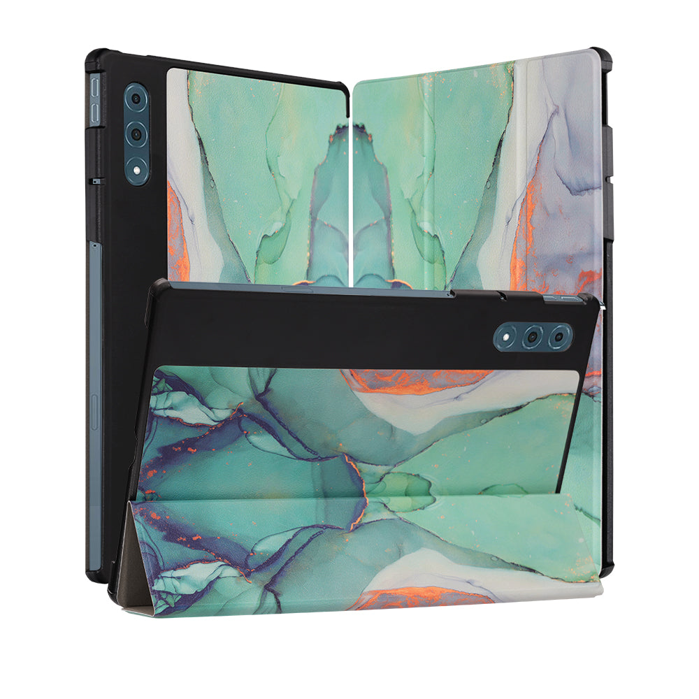 Pouzdro pro Lenovo Yoga Tab Plus, Techsuit, FoldPro Green Time, vícebarevné