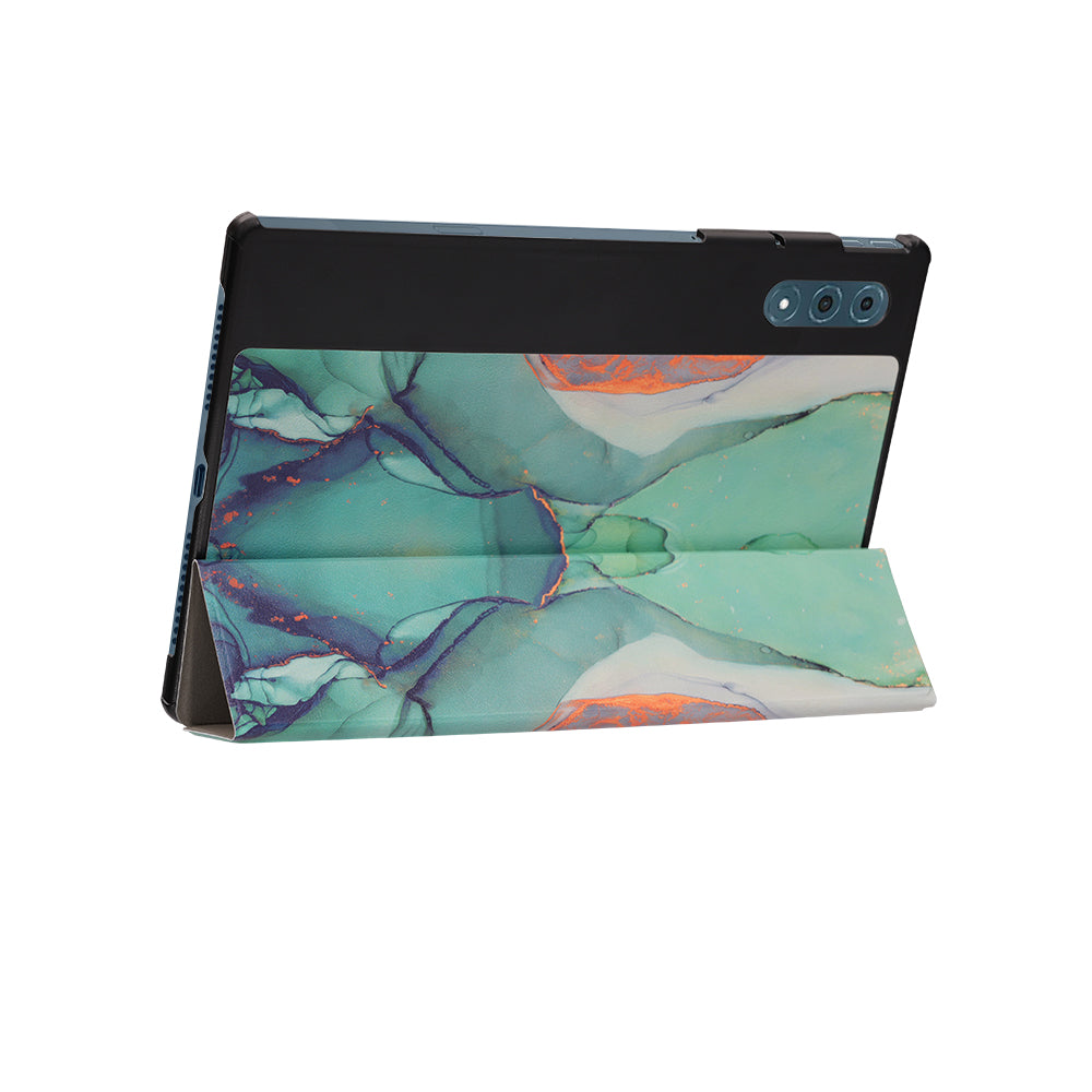 Pouzdro pro Lenovo Yoga Tab Plus, Techsuit, FoldPro Green Time, vícebarevné