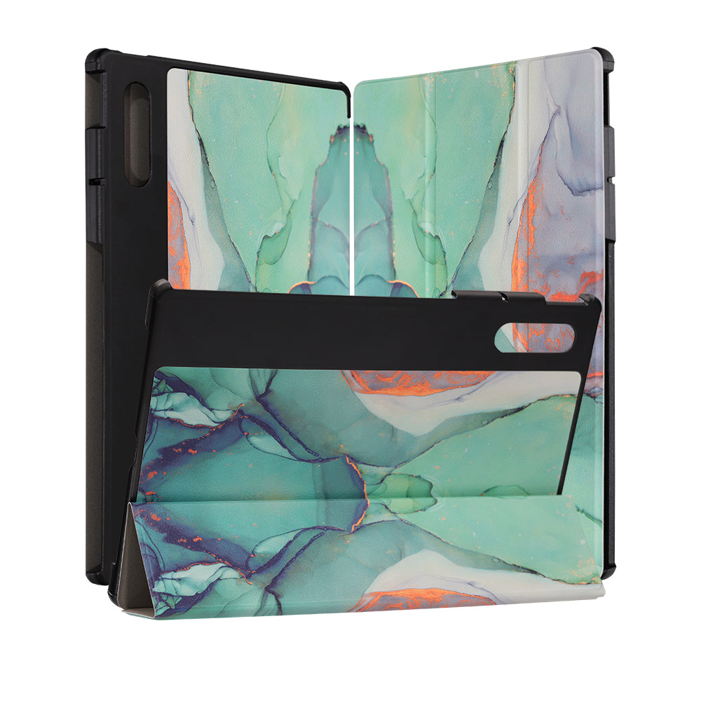 Pouzdro pro Lenovo Yoga Tab Plus, Techsuit, FoldPro Green Time, vícebarevné