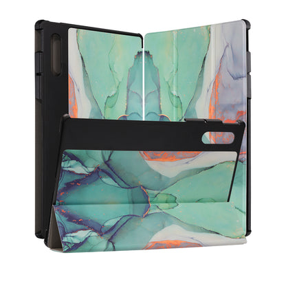 Pouzdro pro Lenovo Yoga Tab Plus, Techsuit, FoldPro Green Time, vícebarevné