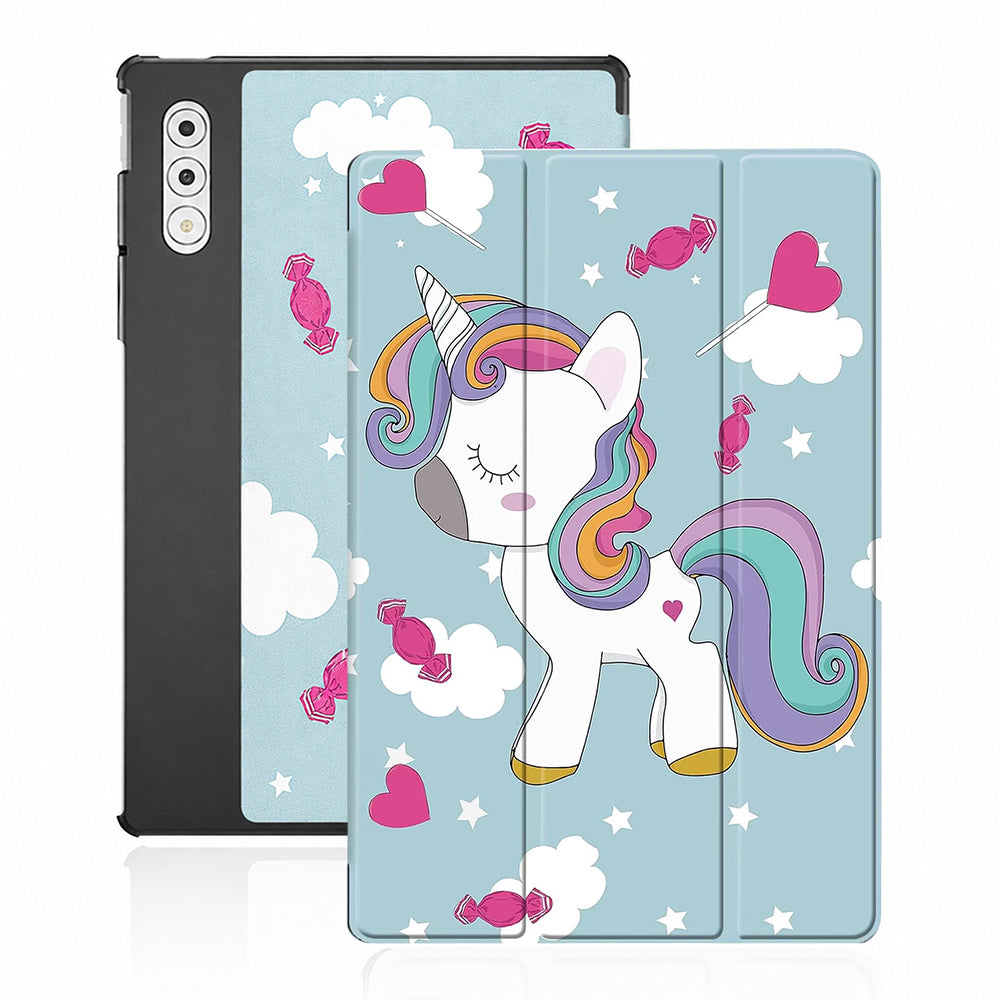 Pouzdro pro Lenovo Yoga Tab Plus, Techsuit, FoldPro Unicorn, vícebarevné