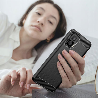Pouzdro pro Motorola Edge 30 Neo, Techsuit, Carbon, Černé
