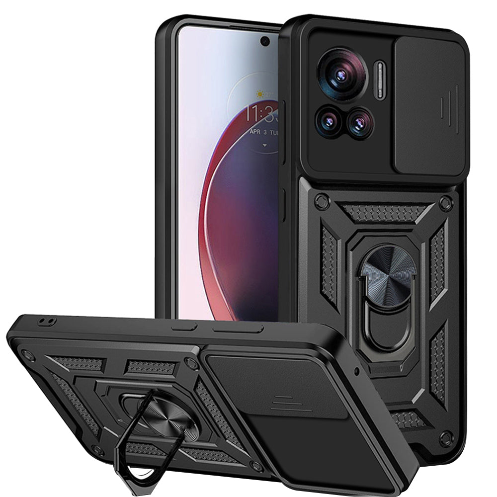 Pouzdro pro Motorola Edge 30 Ultra, Techsuit, CamShield, Černé