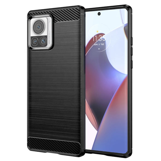 Pouzdro pro Motorola Edge 30 Ultra, Techsuit, Carbon, Černé