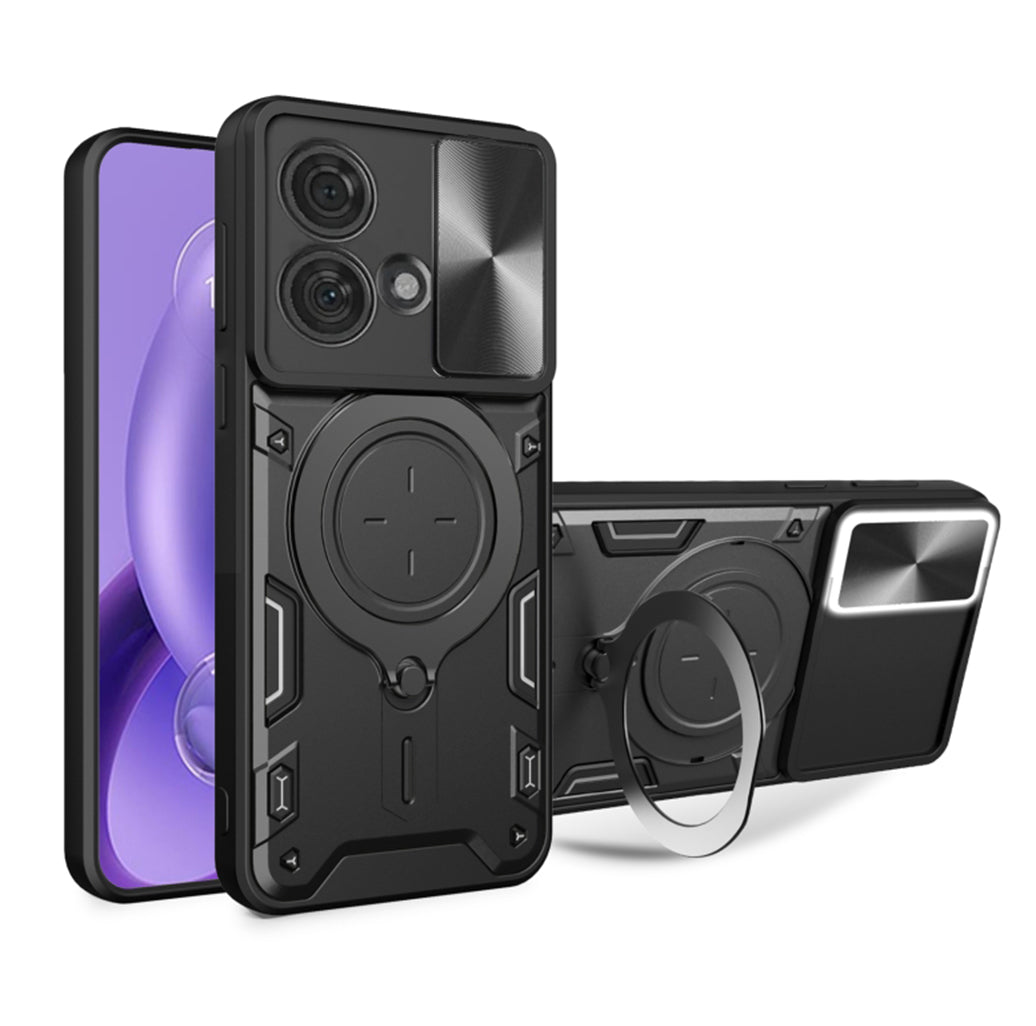 Pouzdro pro Motorola Edge 40 Neo, Techsuit, CamGuard Pro, Černé