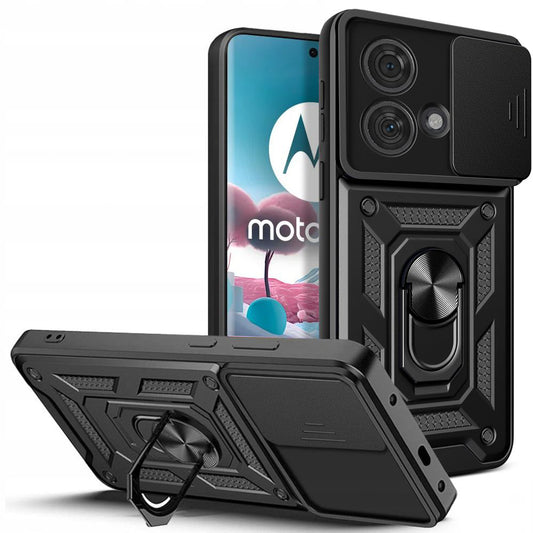 Pouzdro pro Motorola Edge 40 Neo, Techsuit, CamShield, Černá