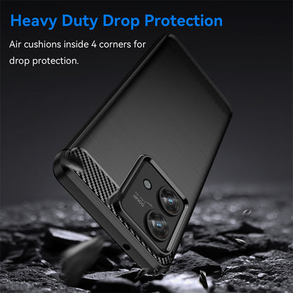 Pouzdro pro Motorola Edge 40 Neo, Techsuit, Carbon, Černé