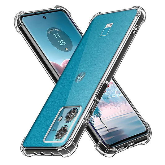 Pouzdro pro Motorola Edge 40 Neo, Techsuit, Odolné proti nárazům, Průhledné