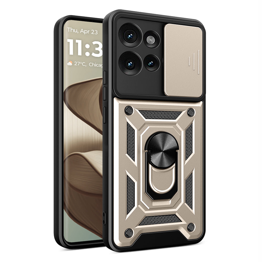 Pouzdro pro Motorola Edge 50 Fusion, Techsuit, CamShield, Zlaté