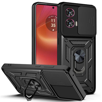 Case for Motorola Edge 50 Fusion, Techsuit, CamShield, Black