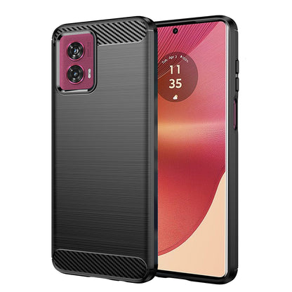 Pouzdro pro Motorola Edge 50 Fusion, Techsuit, Carbon, Černé