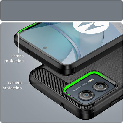 Pouzdro pro Motorola Edge 50 Fusion, Techsuit, Carbon, Černé