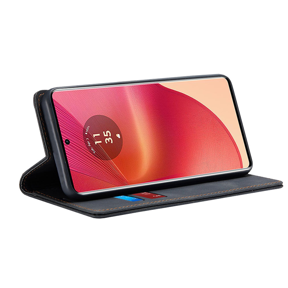 Pouzdro pro Motorola Edge 50 Fusion, Techsuit, Confy, Černá