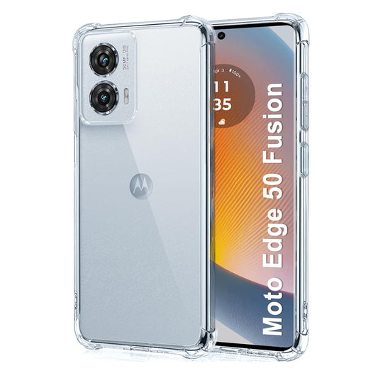 Pouzdro pro Motorola Edge 50 Fusion, Techsuit, Odolné proti nárazům, Průhledné