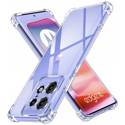 Pouzdro pro Motorola Edge 50 Pro, Techsuit, Odolné proti nárazům, Průhledné