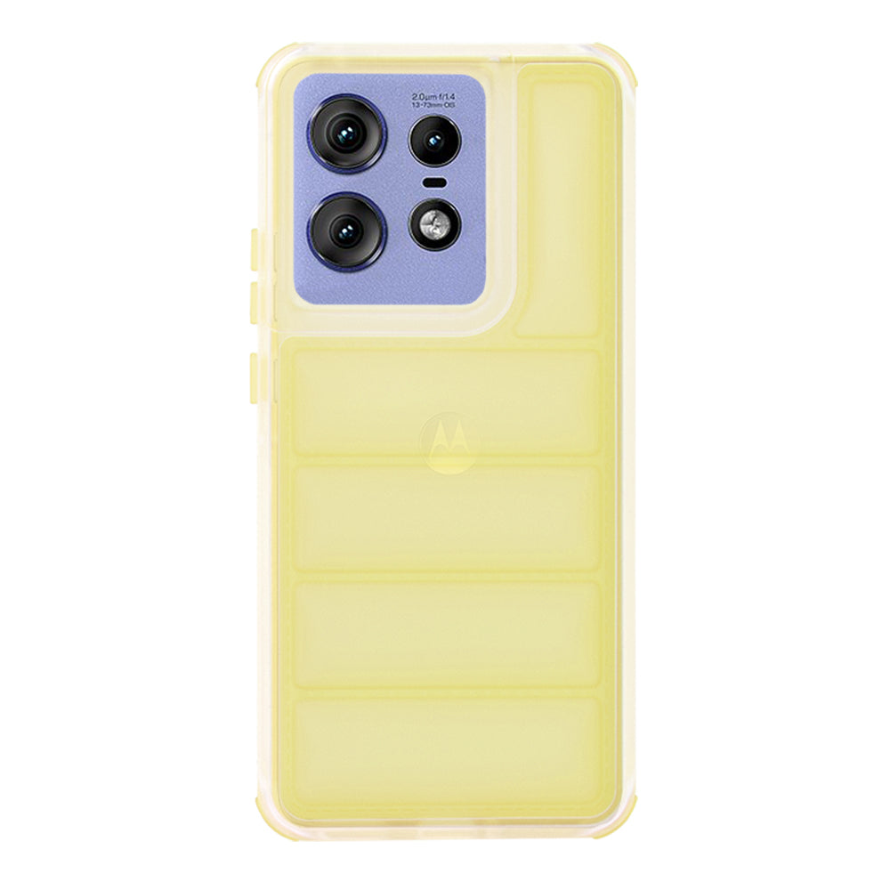 Pouzdro pro Motorola Edge 50 Pro, Techsuit, Wave Shield, žluté