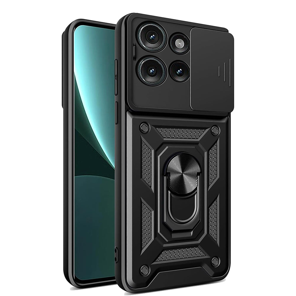 Pouzdro pro Motorola Edge 50, Techsuit, CamShield, Černé