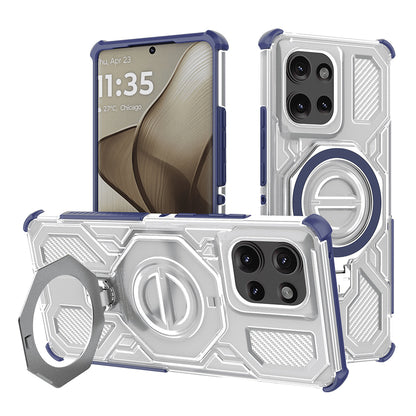 Pouzdro pro Motorola Edge 50, Techsuit, Carbon Shield Pro, Modrá