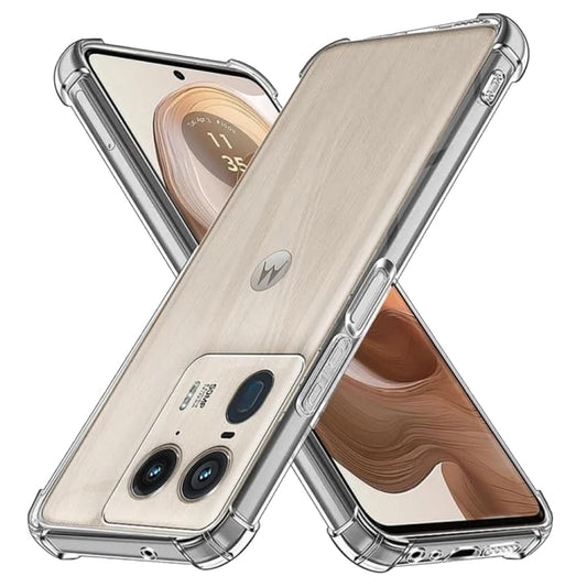 Pouzdro pro Motorola Edge 50 Ultra, Techsuit, Odolné proti nárazům, Průhledné