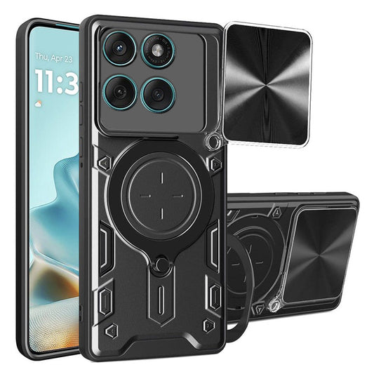 Pouzdro pro Motorola Edge 60 Fusion / Edge 60, Techsuit, CamGuard Pro, Černé