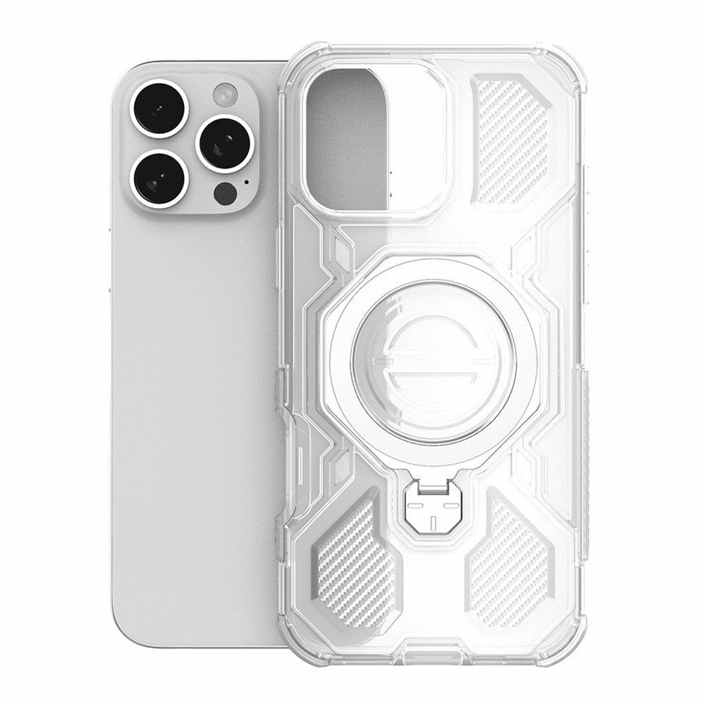 Pouzdro pro Motorola Edge 60 Fusion / Edge 60, Techsuit, Carbon Shield Pro, Bílé