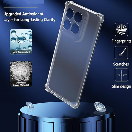 Pouzdro pro Motorola Edge 60 Fusion / Edge 60, Techsuit, nárazuvzdorné průhledné, transparentní