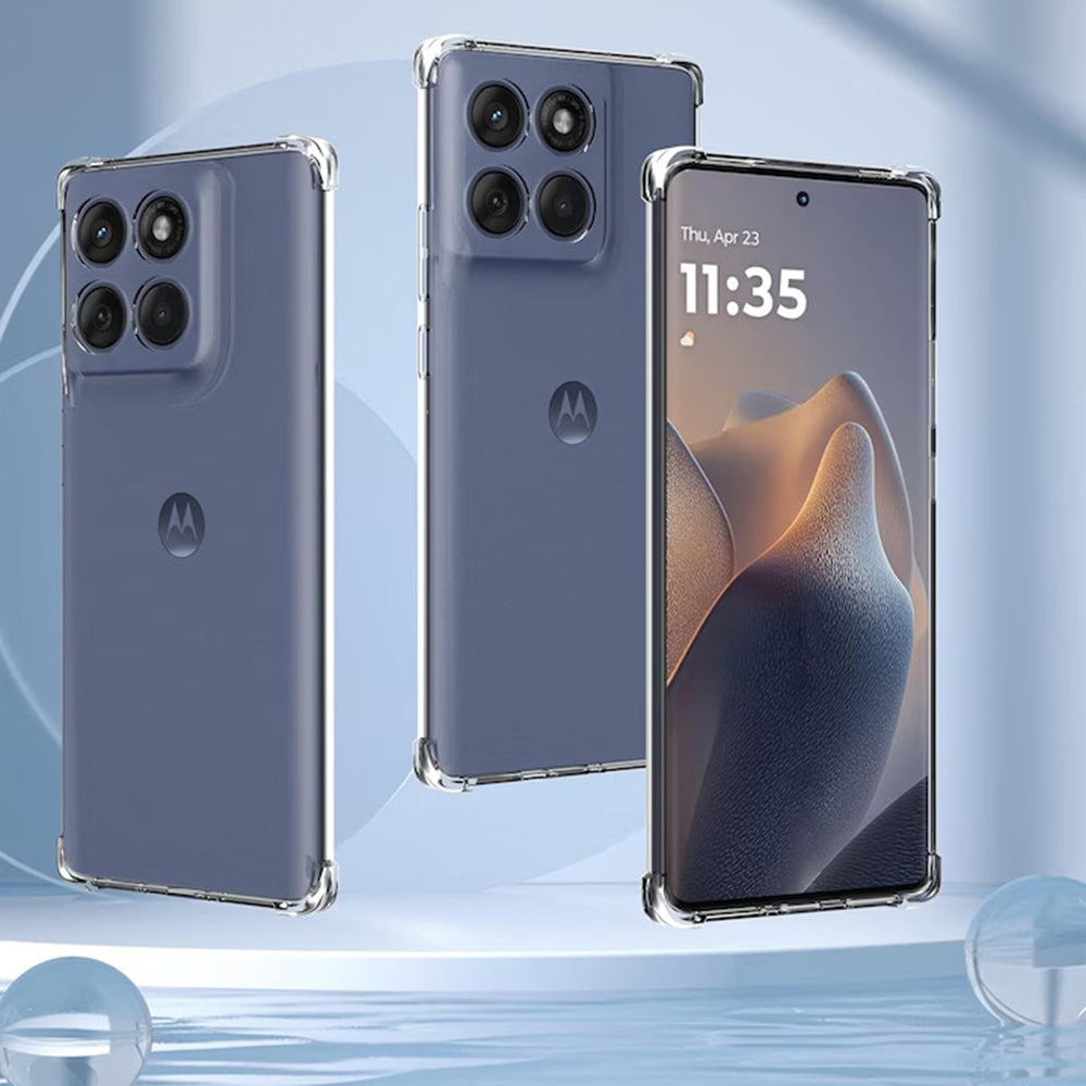 Pouzdro pro Motorola Edge 60 Fusion / Edge 60, Techsuit, nárazuvzdorné průhledné, transparentní