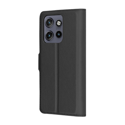 Pouzdro pro Motorola Edge 60 Neo / Edge 50 Neo, Techsuit, Leather Folio, Černá