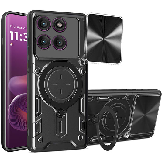 Pouzdro pro Motorola Edge 60 Pro, Techsuit, CamGuard Pro, Černé