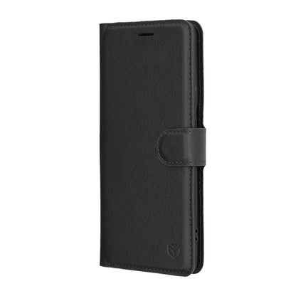 Pouzdro pro Motorola Edge 60 Pro, Techsuit, kožené folio, černé