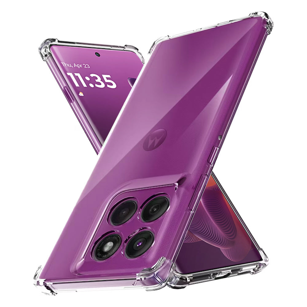 Case for Motorola Edge 60 Pro, Techsuit, Shockproof Clear, Transparent