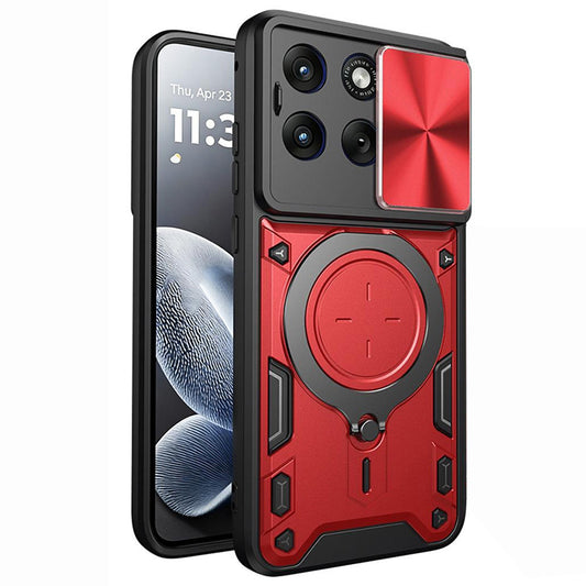 Pouzdro pro Motorola Edge 70 Fusion, Techsuit, CamGuard Pro, Červené
