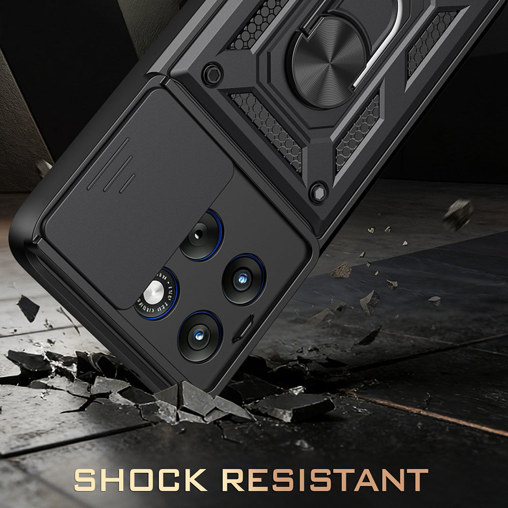 Pouzdro pro Motorola Edge 70 Fusion, Techsuit, CamShield, Modrá