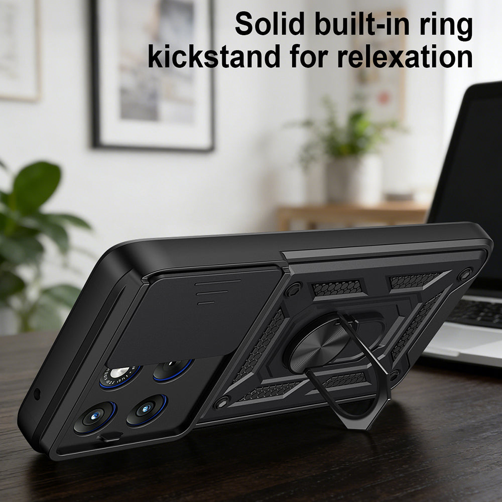 Pouzdro pro Motorola Edge 70 Fusion, Techsuit, CamShield, Modrá