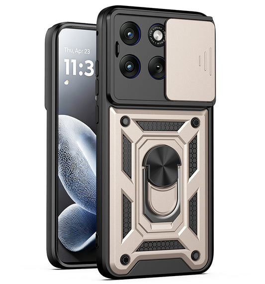 Pouzdro pro Motorola Edge 70 Fusion, Techsuit, CamShield, Zlaté