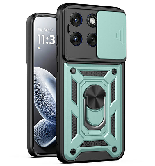 Pouzdro pro Motorola Edge 70 Fusion, Techsuit, CamShield, Zelené