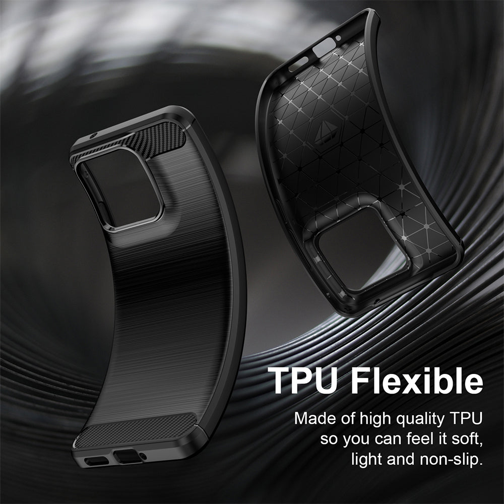 Pouzdro pro Motorola Edge 70 Fusion, Techsuit, Carbon, Černá